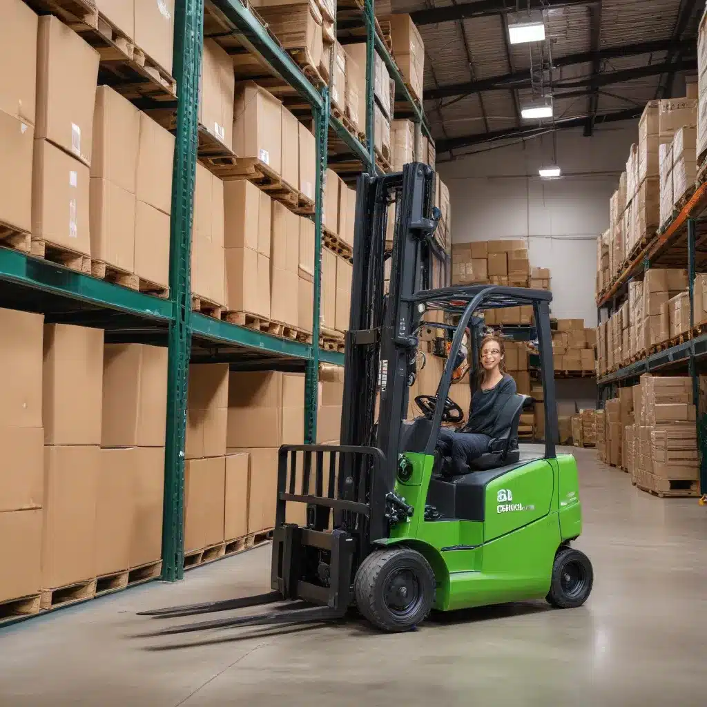 Powering Productivity in the Green Warehouse: The Electric Forklift Advantage